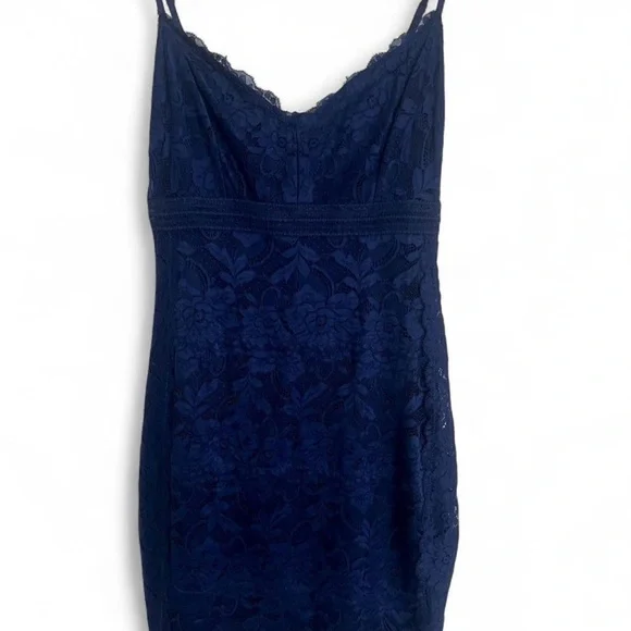 Guess Elegant Navy Blue Lace Dress 💙 - Picture 2 of 5